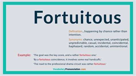 fortuitous synonym